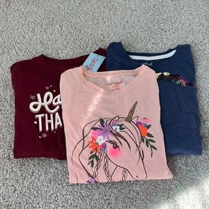 Girls long sleeve shirts, size S (6/6x) ❌SOLD❌